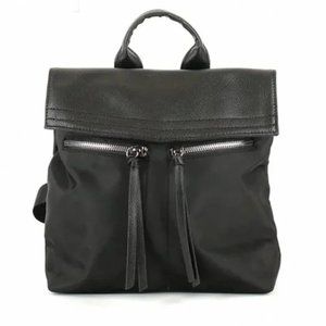 Botkier New York Nylon Backpack - Black - 9 x 11 x 3.5”